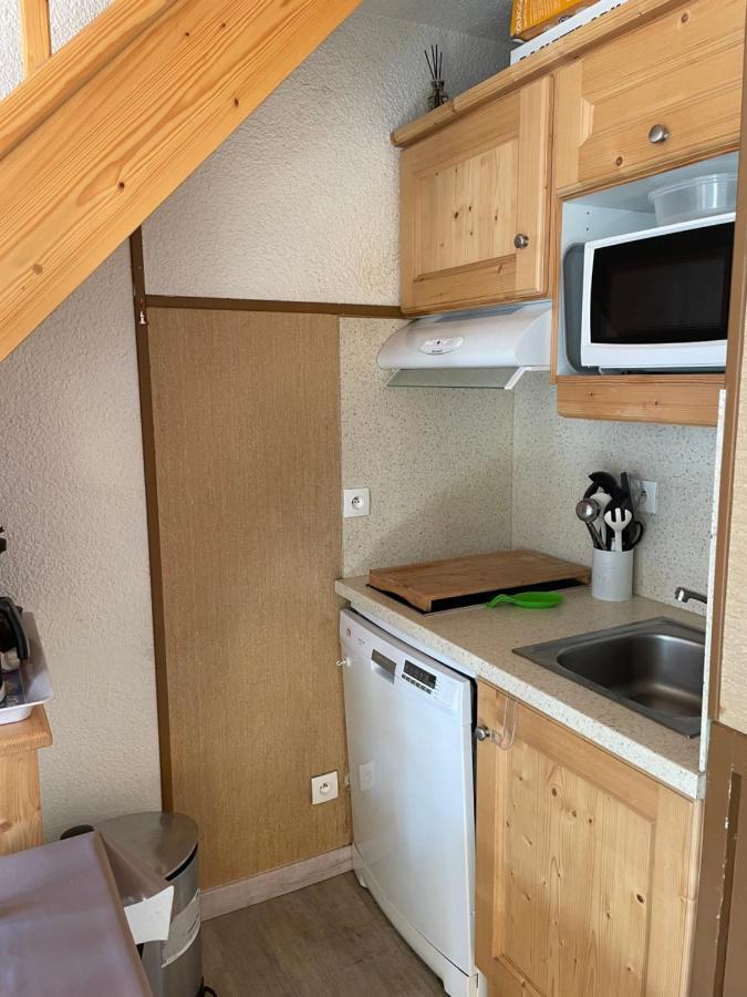 Appartement Pour 6 Personnes Au Pied Des Pistes Au Calme Aux Menuires Les Asters Saint-Martin-de-Belleville Buitenkant foto