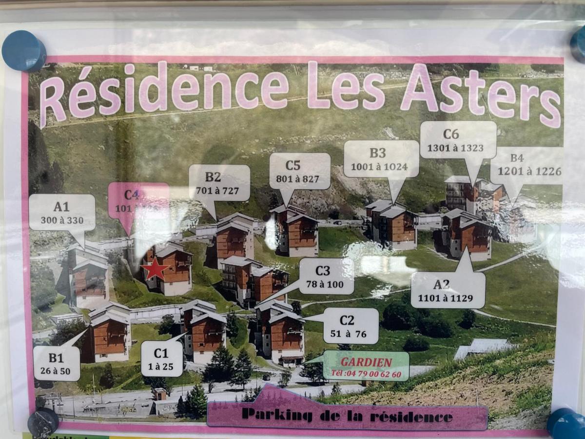 Appartement Pour 6 Personnes Au Pied Des Pistes Au Calme Aux Menuires Les Asters Saint-Martin-de-Belleville Buitenkant foto