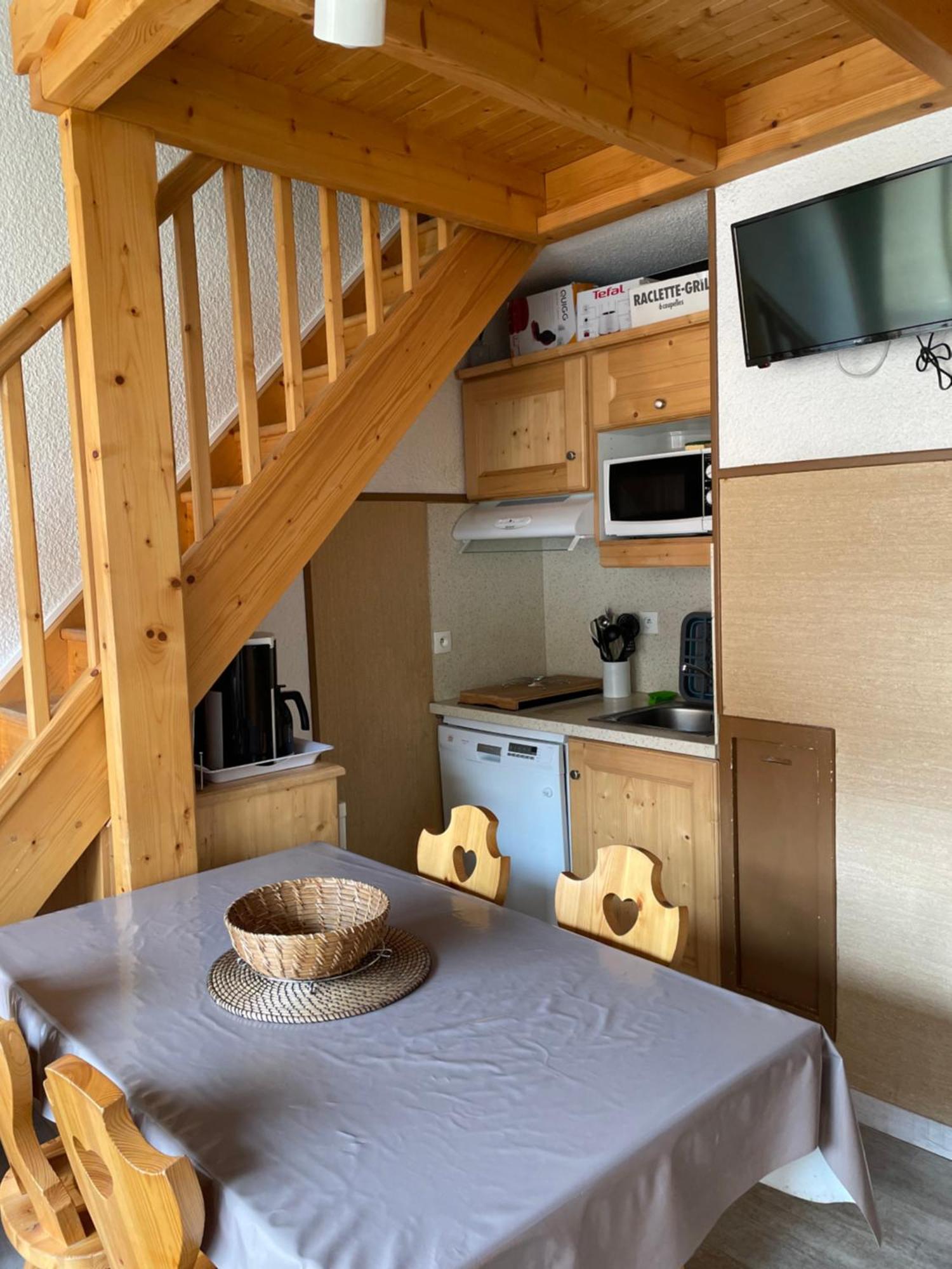 Appartement Pour 6 Personnes Au Pied Des Pistes Au Calme Aux Menuires Les Asters Saint-Martin-de-Belleville Buitenkant foto
